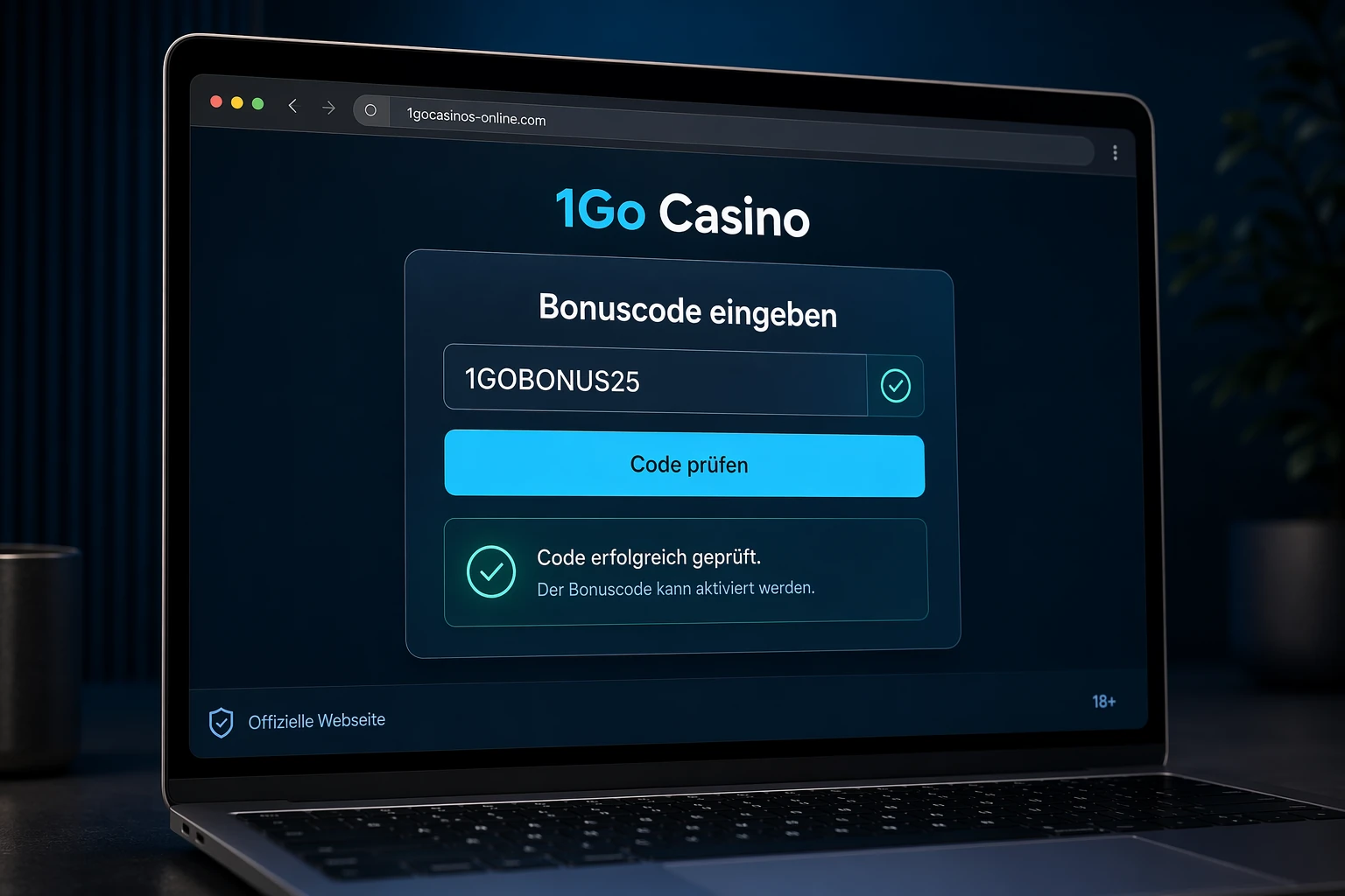 So aktivieren Sie einen 1go casino bonus code korrekt